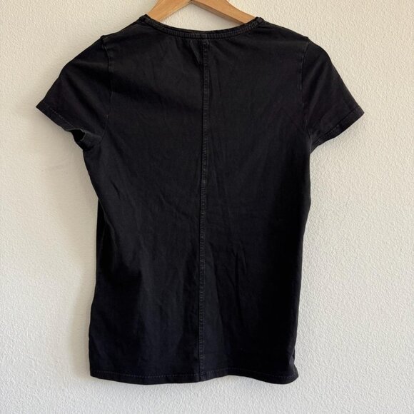 Madewell Essential Slim Tee in Lightweight Cotton in Jet Black, Size Small - Picture 10 of 10